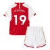 Arsenal Leandro Trossard #19 Hjemmedraktsett Barn 2023-24 Kortermet (+ Korte bukser)